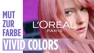 Haare selber färben So geht‘s mit den Vivid Colors von LOréal Paris Préférence [upl. by Adnarb]