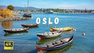 Oslo Norway in 4K ULTRA HD HDR by Drone  A Cinematic Film of Oslo by Drone Kings [upl. by Ciapha]