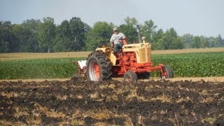 Case 930 amp IH 416s plowing plus John Deere 4000 amp Oliver 614s plowing [upl. by Eldredge469]