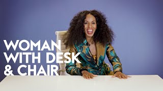 Kerry Washingtons Lesson on Confidence  Woman with Desk and Chair  InStyle [upl. by Angel]