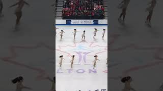 Team Les Supremes  SP  ISU World Synchronized Skating Championships 2022  Hamilton  Shorts [upl. by Yanel]