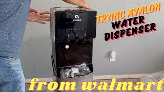 Trying Avalon Water Dispenser From Walmart [upl. by Erialc236]