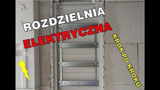 Montaż rozdzielnicy elektrycznej Zrób to sam [upl. by Milissa391]