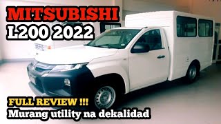 NEW MITSUBISHI L200 2022 FB BODY DUAL AC FULL REVIEW [upl. by Rois]