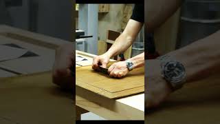 Economisez labrasif passez au racloir woodworking menuiserie bricolage astuce [upl. by Llerdnad]