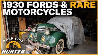 Time To Downsize After A Lifetime of Collecting Old Fords amp Rare Motorcycles  Barn Find Hunter [upl. by Lisandra252]