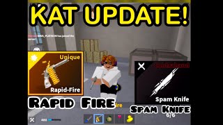 KAT Roblox Christmas Update 2021 Buying Rapid Fire Voice Reveal Update Summary [upl. by Ettinger]