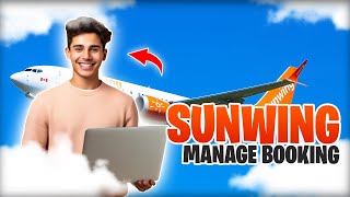 Sunwing Manage Booking  How to modify trip [upl. by Purse962]