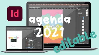 Agenda 2021 PDF Editable  InDesign  Sayil DIY [upl. by Lemhaj]