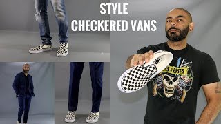 How To Wear CheckerBoard VansHow To Style CheckerBoard Vans [upl. by Mun]