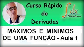 Grings  Máximos e Mínimos de uma Função   Aula 1 [upl. by Rosalind]