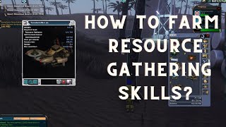 Entropia Universe How To Farm Resource Gathering Skills By Cutting Wood [upl. by Ycniuqed]