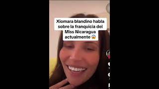 Xiomara Blandino habla por primera vez sobre la criminalización del concurso Miss Nicaragua [upl. by Daraj]