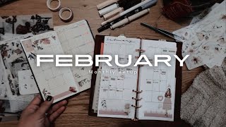 FEBRUARY Plan with me  Hobonichi  ft ​⁠ SterlingInk [upl. by Bertila]