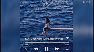 SZA  Open Arms Official Solo VersionUnreleased Verse [upl. by Reena]