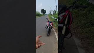 Pulsar Ns400z mileage test bike ytshorts shorts bikeride motovlog automobile [upl. by Dionis]