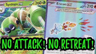 Eiscue Spidops Combo FREEZES Your Opponent Pokemon TCG Live [upl. by Reinaldos]