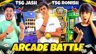 Tsg Jash 🆚 Tsg Ronish  Arcade Battle🎰  Who Wins 10000 Credit💳  Best Arcade Player 😮  Mann Vlogs [upl. by Aivat]