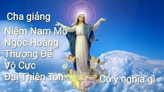 Kim Thân Cha Giảng  Phần 22  Câu Nam Mô Ngọc Hoàng Thượng Đế Vô Cực Đại Thiên Tôn Có Ý Nghĩa Gì [upl. by Nylirac]