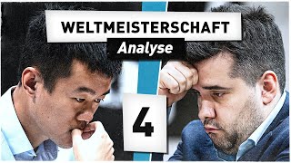 DING vs NEPO  Partie 4  Schach WM 2023 [upl. by Reed]