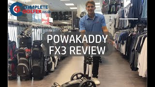 Powakaddy FX3  Golf Electric Trolley  REVIEW [upl. by Ecirrehs386]