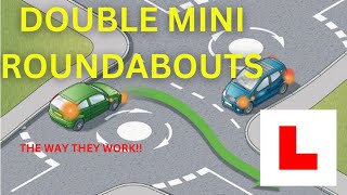 🌟DOUBLE MINI roundaboutsHow to NAVIGATE them🌟 drivingtestsuccess drivingtest [upl. by Alon]