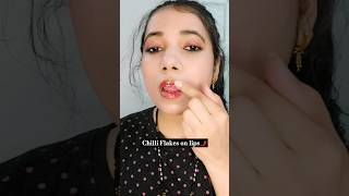 Chilli Flakes Lip Plump Hacks ytshorts treandinghacks shortsfeed [upl. by Arlena]