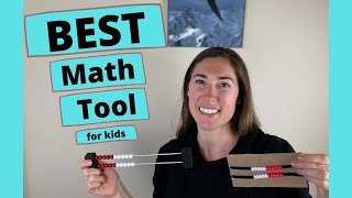 Teach MATH and NUMBERS How to make a Rekenrek math rack manipulative for teaching homeschooling [upl. by Anyal]