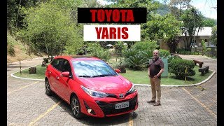 Toyota Yaris Hatch XLS 2019  Teste do Emilio Camanzi [upl. by Oicaro]