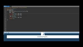 array manipulation using pointers  changing arrays data using pointers  c programming [upl. by Sadnalor]