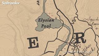 Red Dead redemption 2  Elysian Pool Gold Bar Treasure Location [upl. by Cutcliffe]