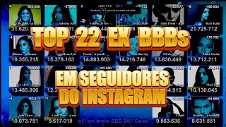 Top 22 Ex BBBs em Seguidores do Instagram encerrada [upl. by Ameerahs373]