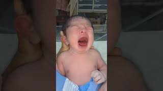 🫰🍀🫰🍀NEWBORN BABY CRYING SO SWEET trending viral shortsvideo youtube [upl. by Leotie871]