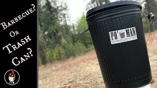 Po Man Grill  Barbecue Trash Can  Build and Grill [upl. by Ahsemed]