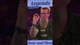 PDC Darts World Matchplay Stars quotThen amp Nowquot sports darts thenandnow shortsvideo shorts [upl. by Nnylkcaj]