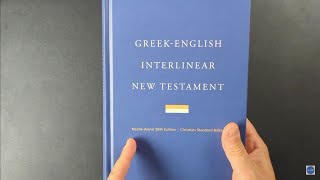 CSB Interlinear Bible New Testament [upl. by Lochner244]