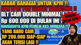 KPM BPNT PKH BERUNTUNG  CAIR DOUBLE MINIMAL RP 800000 KE KKS BULAN INI  KOK BISA  YUK SIMAK [upl. by Grazia]