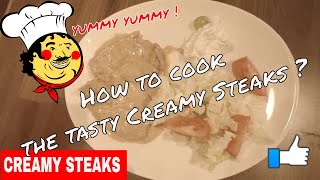 Easy Cooking Creamy Kassler Steaks [upl. by Jemima]