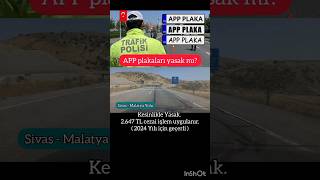 Trafik Cezaları APP plaka  Standart dışı plaka [upl. by Anileva]