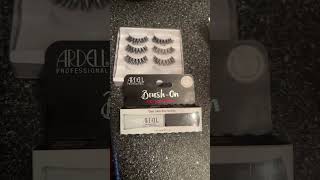 Ardell Lashes and BrushOn Adhesive Does It Work [upl. by Ireva]