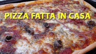 Pizza fatta in casa buona come in pizzeria [upl. by Ellirehs]