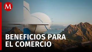 México analiza uso de globos dirigibles para exportaciones a Estados Unidos [upl. by Hsirk315]