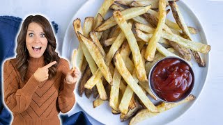 Air Fryer French Fries  Ultra Crispy Recipe [upl. by Kerstin]