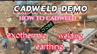 CADWELD  how to cadweld the grounding cable [upl. by Nealson]