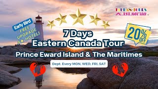 Eastern Canada  PEI amp the Maritimes【𝟐𝟎 𝐎𝐅𝐅  free upgrade to 4star hote】 [upl. by Sivat]