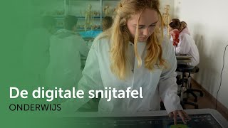 Een digitale snijtafel zal voortaan worden ingezet voor practica over anatomie [upl. by Egiedan]