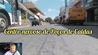 Voando Baixinho pelo centro de Poços de Caldas 08724 [upl. by Palmira679]