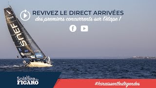 LIVE arrivée Étape 1  La Solitaire du Figaro 2021 [upl. by Loree]