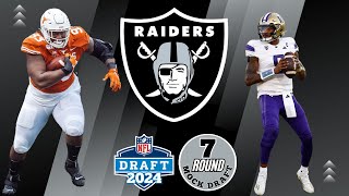 A Raider Nation Resurgence  Las Vegas Raiders 7 Round Mock Draft with trades nfl [upl. by Malorie623]