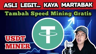 ASLI LEGIT Cara Cuan Maksimal Dengan Mining Tether USDT Gratis Dari Internet [upl. by Irafat140]